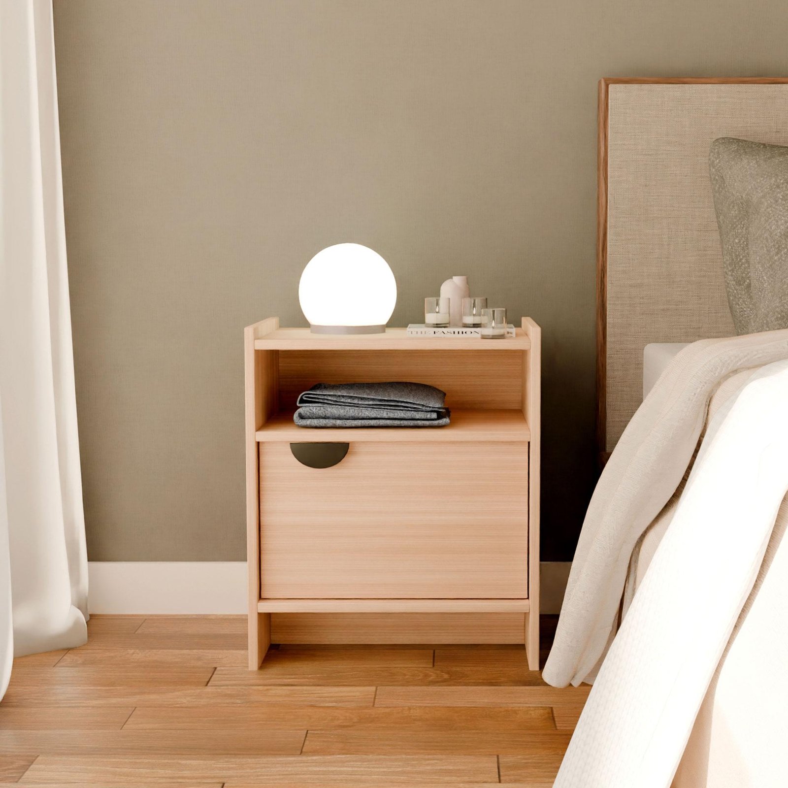 Mesa de Cabeceira Slow C+ Oca Carvalho