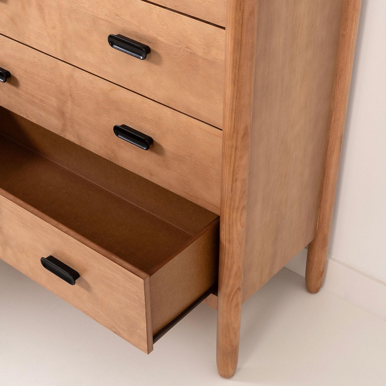 Comoda Florence 4 gavetas Carvalho lacado - Image 2