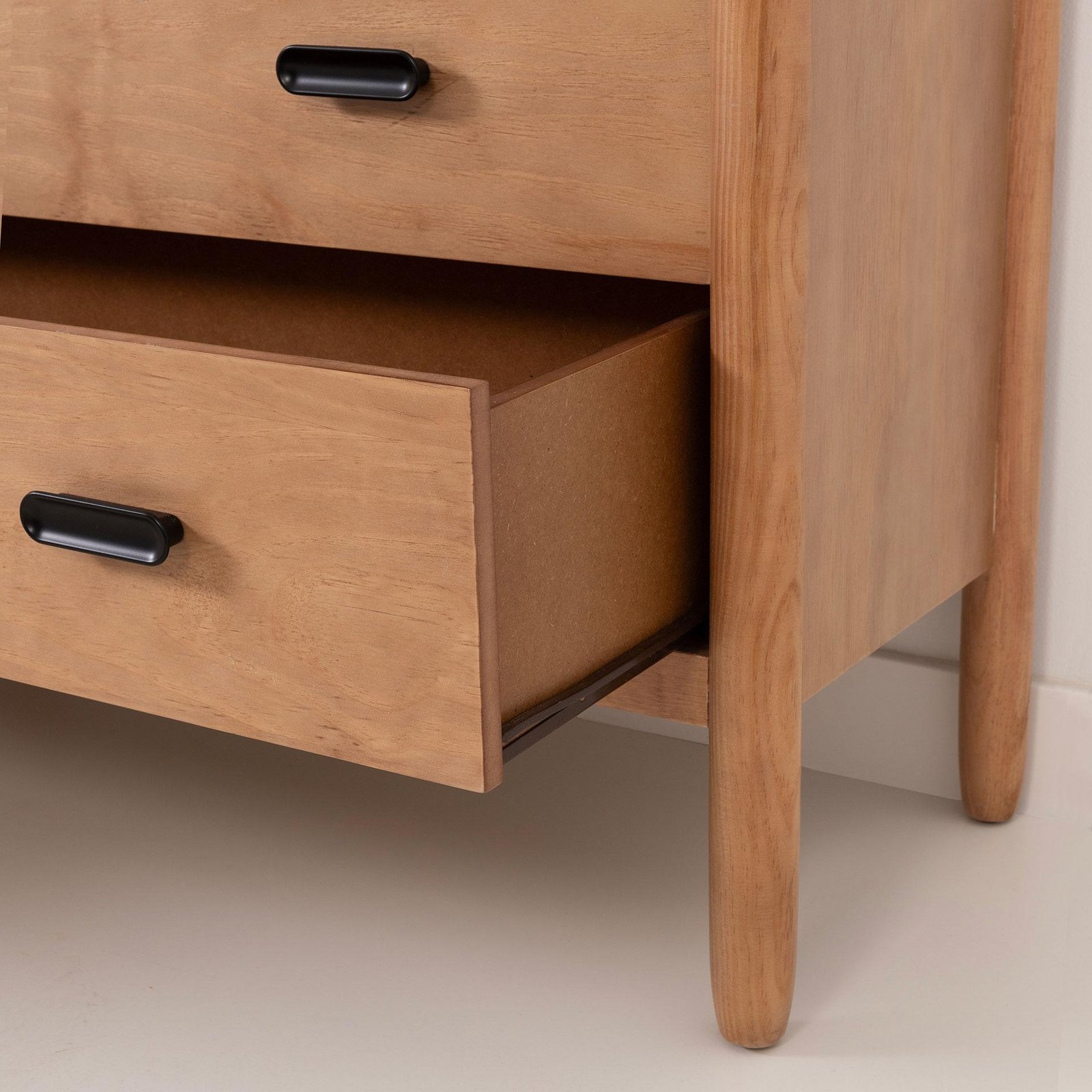 Comoda Florence 4 gavetas Carvalho lacado - Image 5