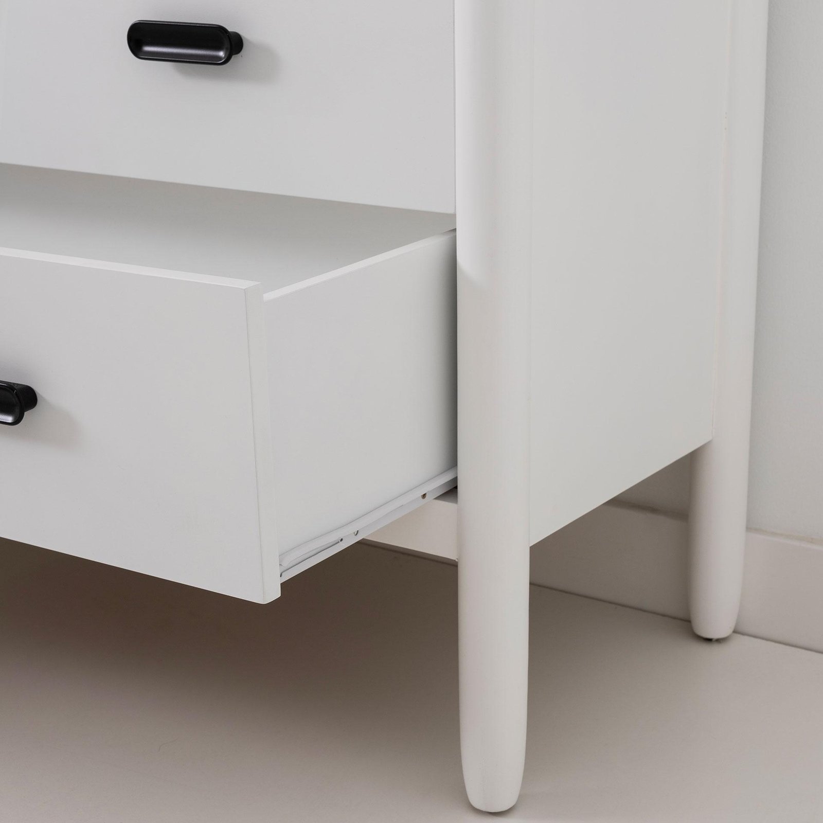 Comoda Florence 4 gavetas Lacado Branco - Image 3