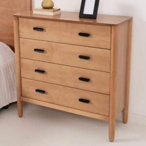 Comoda Florence 4 gavetas Carvalho lacado