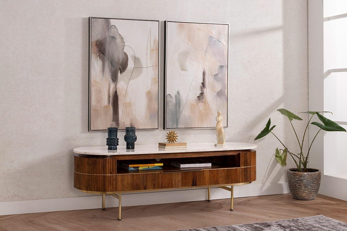 Móvel TV Mango Tampo em Mármore