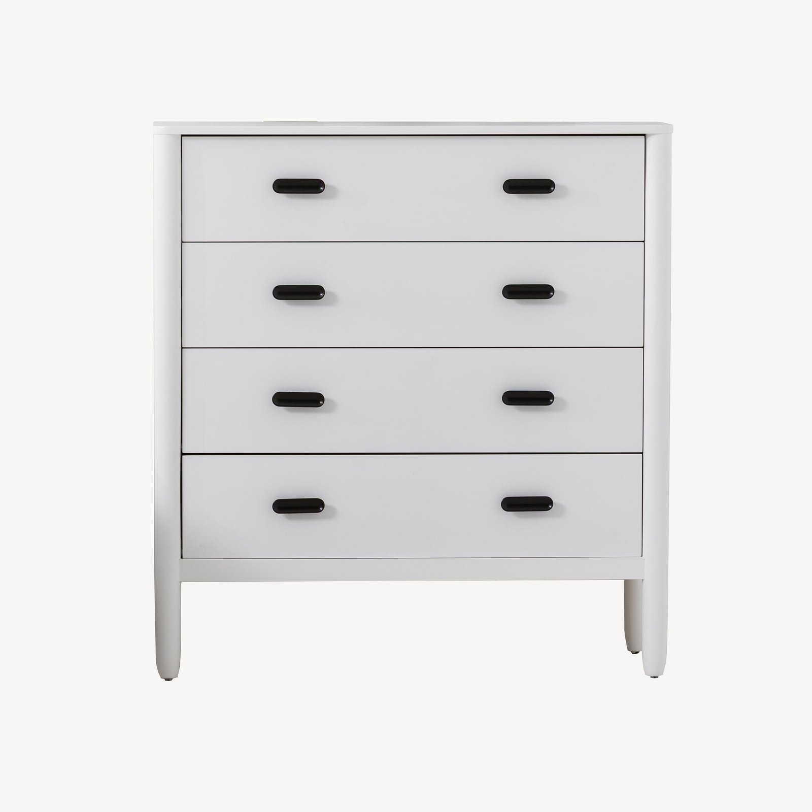 Comoda Florence 4 gavetas Lacado Branco - Image 5