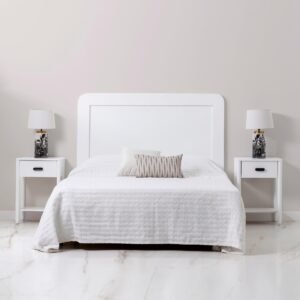 Mesa de Cabeceira 1 C. Florença Lacado Branco