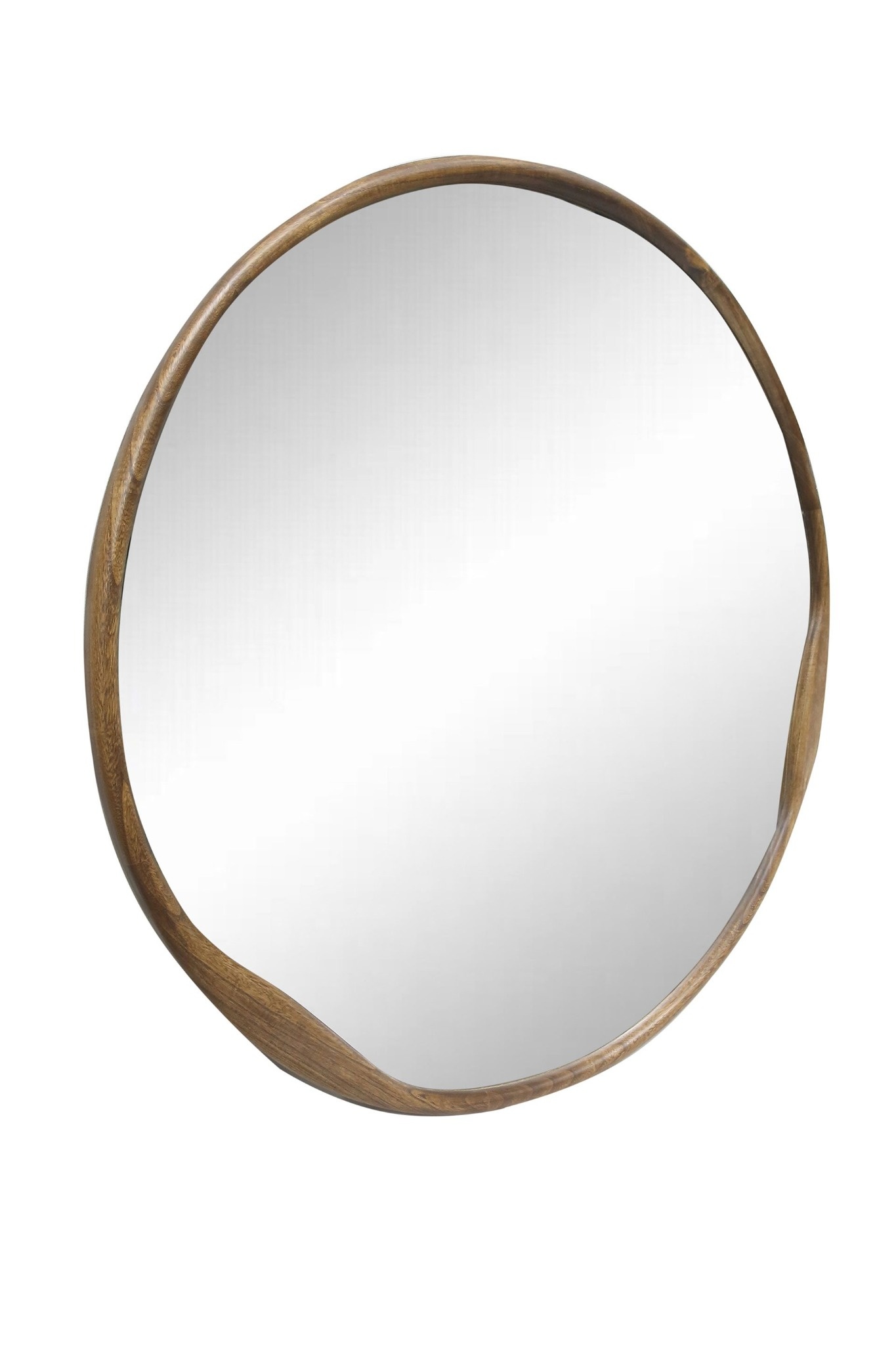 Espelho circular nogueira XL - Image 2