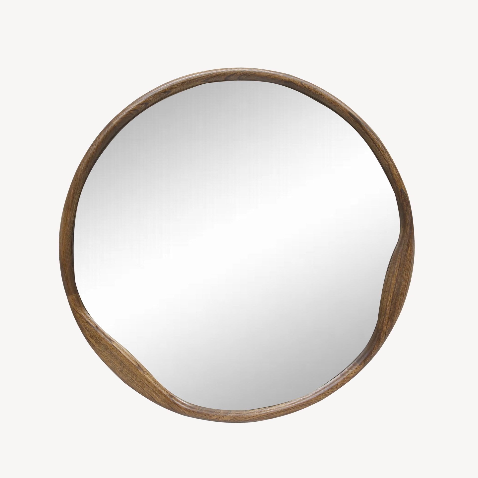 Espelho circular nogueira XL - Image 4