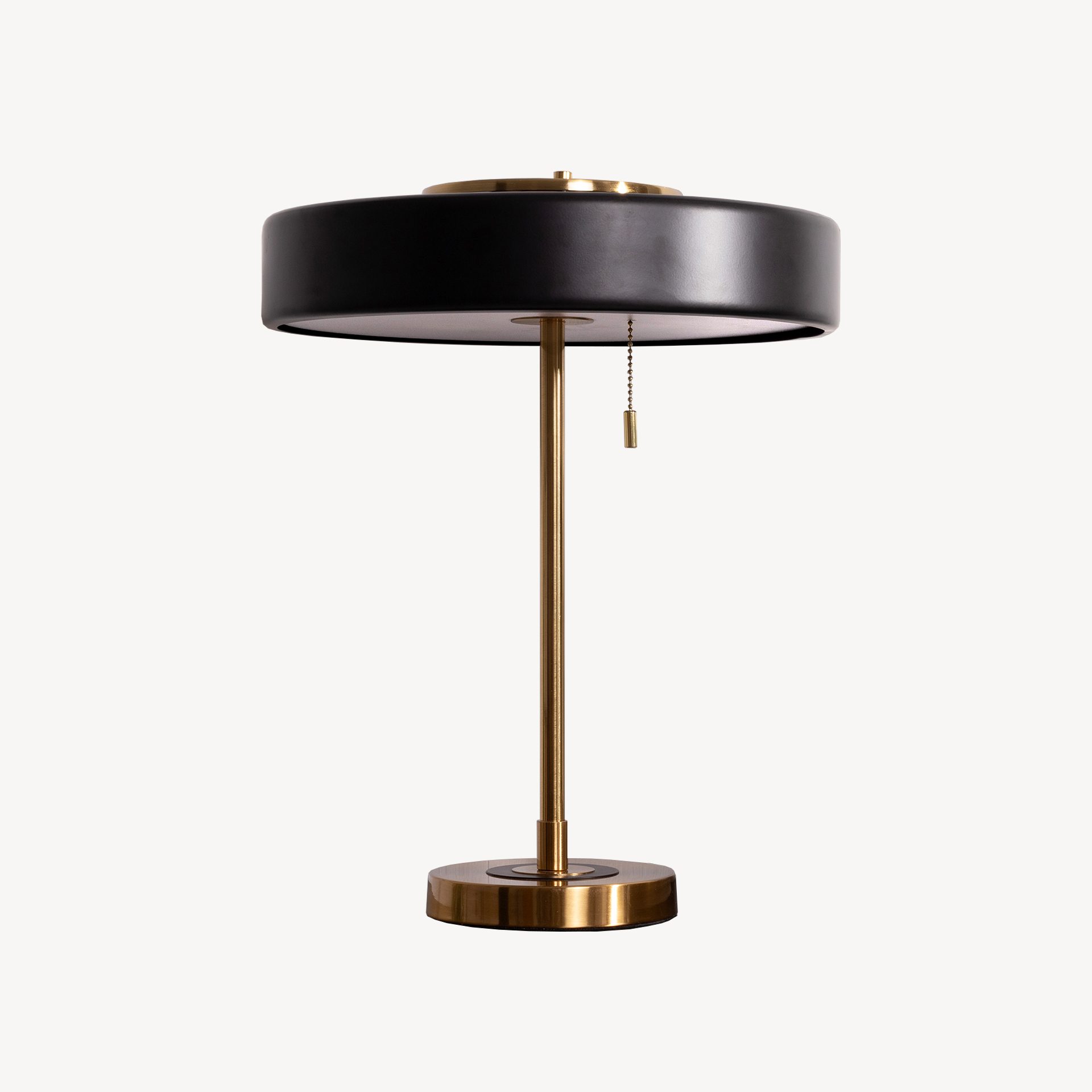 Candeeiro preto mate e dourado - Image 2