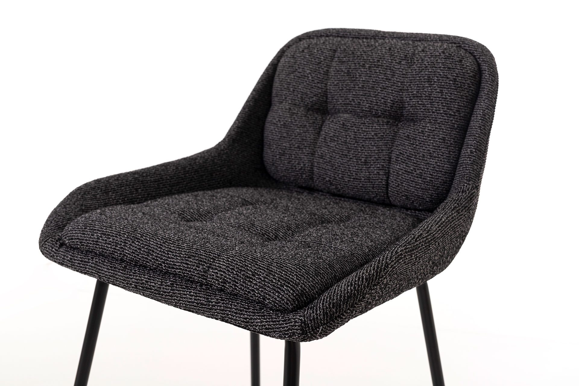 Banco alto Belmont cinzento e preto - Image 4