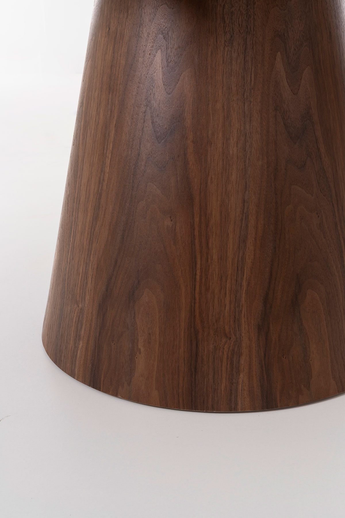 Mesa de jantar extensível porcelana branca e nogueira - Image 10